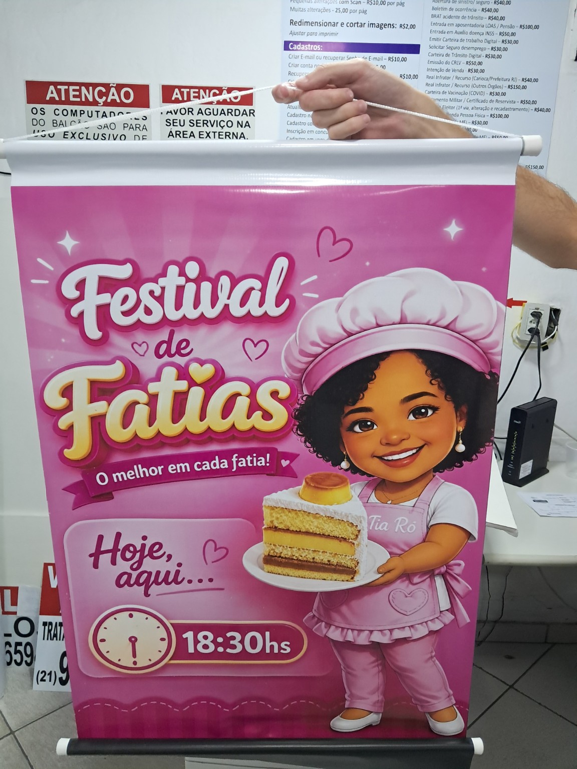 Panfletos e flyers — trabalho da Copiar & Colar
